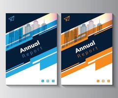 Annual Report Design Template,  Brochure,  Poster, Corporate  Flyer vector