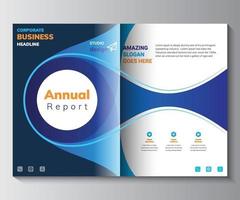 Annual Report Design Template,  Brochure,  Poster, Corporate  Flyer vector