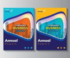 Annual Report Design Template,  Brochure,  Poster, Corporate  Flyer vector