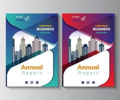 Annual Report Design Template,  Brochure,  Poster, Corporate  Flyer vector