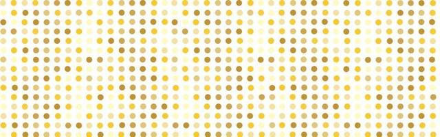 horizontal pattern with yellow dots vector