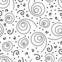 A graphic pattern of lines, dots, and broken lines..eps vector