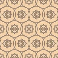 Delicate abstract pattern of squares and circles. vector