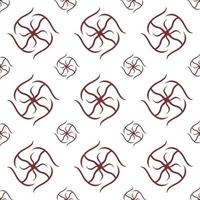 Hand drawn seamless repeat pattern vector