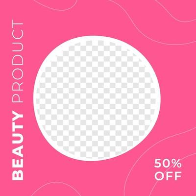 Beauty Makeup feed design social media post template
