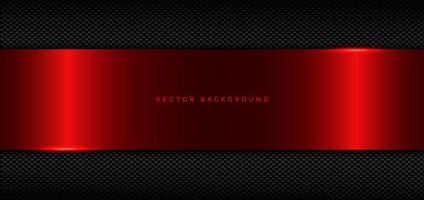 Abstract metallic elegant red  frame design template  background. vector