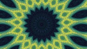 Bright Green and Yellow Vibrant Kaleidoscopic Element video