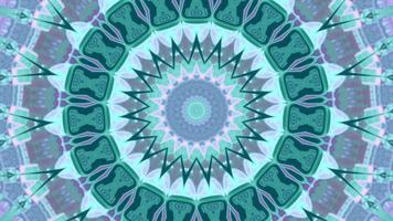 Bluish-Greenish Vibrant Kaleidoscopic Element video