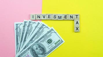 Investment Tax Concept photo