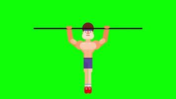 Animated Fitness Stock Video Footage for Free Download