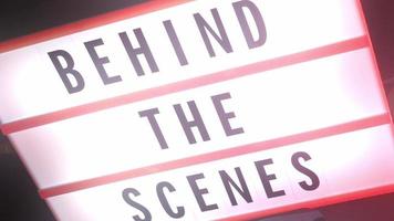Behind the scenes Lightbox in studio video