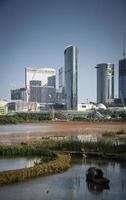 Cotai strip casino resorts skyline view from Taipa in Macau China photo