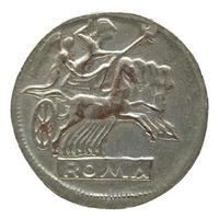 Ancient Roman coin photo