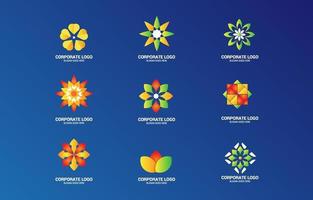 Flowers Logo Element vector