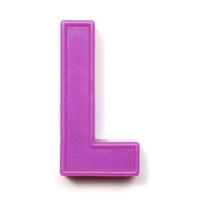 Magnetic uppercase letter L photo