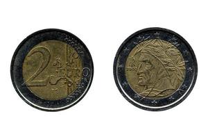 Two Euro coin photo