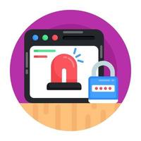 Encrypted Website security vector