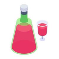 Wine and Drink vector