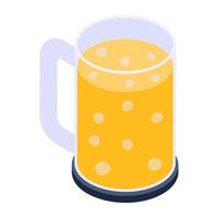 jugo de naranja y bebida vector