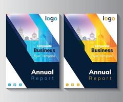 Annual Report Design Template,  Brochure,  Poster, Corporate  Flyer vector