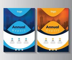 Annual Report Design Template,  Brochure,  Poster, Corporate  Flyer vector