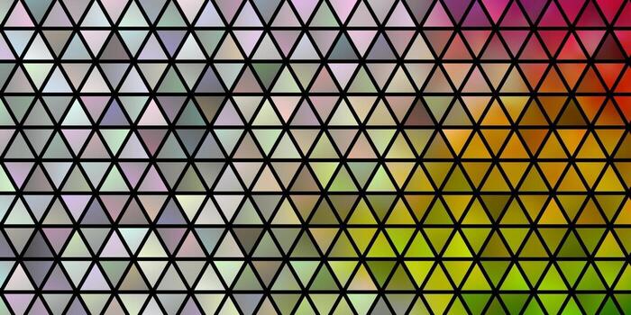 Light Multicolor vector backdrop with lines, triangles.