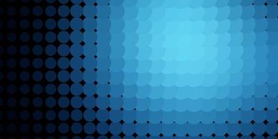 Dark BLUE vector pattern with spheres.