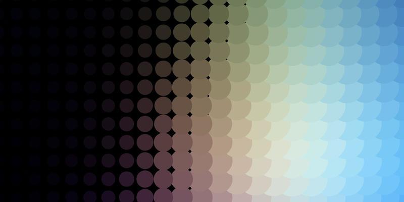 Dark Blue, Yellow vector pattern with spheres.