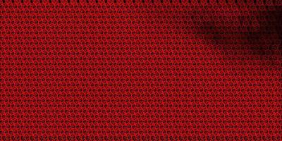 Dark Red vector backdrop with mystery symbols.