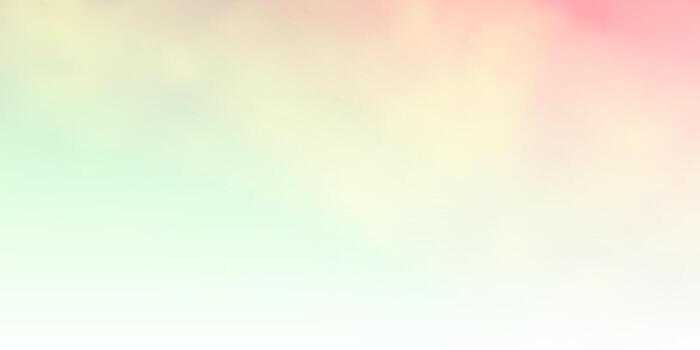 Light Green, Red vector pattern with clouds.