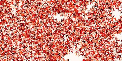 Light Red vector layout with beautiful snowflakes.