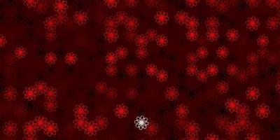 Light Red, Yellow vector template with curves.