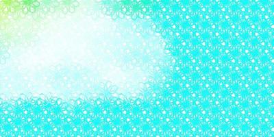 Light Blue, Green vector pattern with lines.