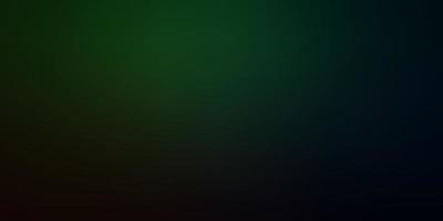 Dark Green vector blurred colorful background.