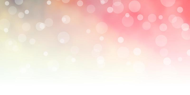 Light Green, Red vector background with circles.