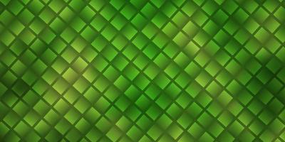 Light Green vector pattern in square style.