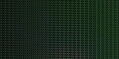 Dark Green vector backdrop with lines.