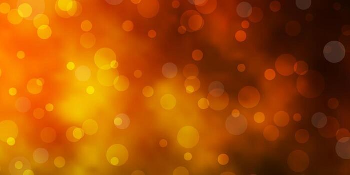 Dark Green, Yellow vector texture with disks.