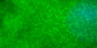 Light Green vector texture with triangular style.