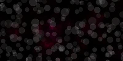 Dark Purple vector background with spots.