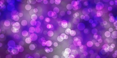 Light Purple vector layout with circle shapes.