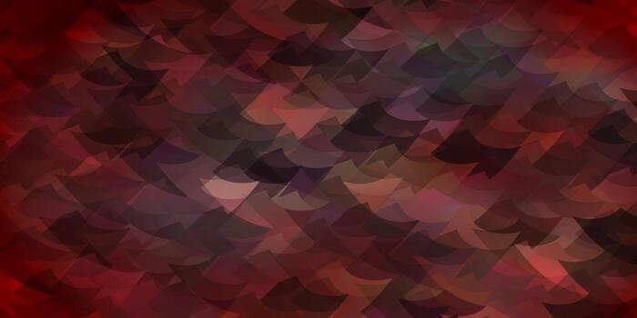 diseño de vector rojo claro con líneas, triángulos.