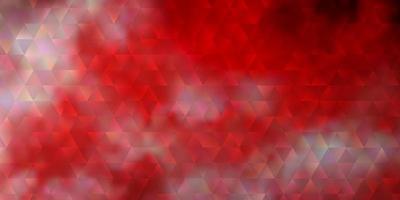 Dark Red vector pattern with polygonal style.