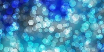 Light BLUE vector backdrop with dots.