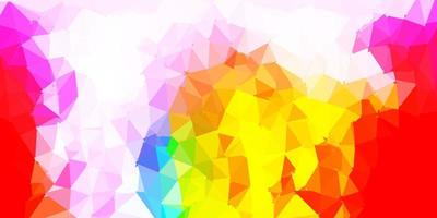 Light multicolor vector abstract triangle pattern.