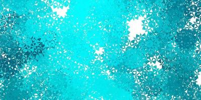 Light Green vector background with christmas snowflakes.