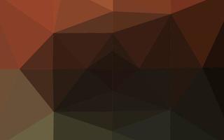 Dark Orange vector polygonal background.