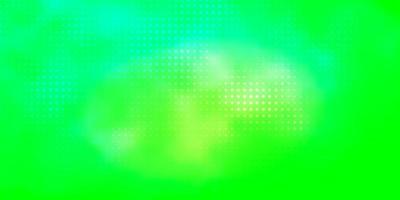 Light Green vector backdrop with dots.