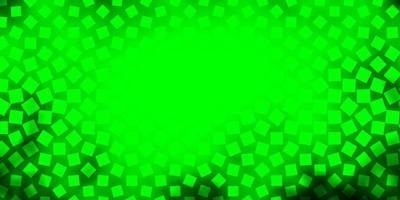 textura de vector verde claro, amarillo en estilo rectangular.