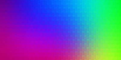 Light Multicolor vector background with rectangles.